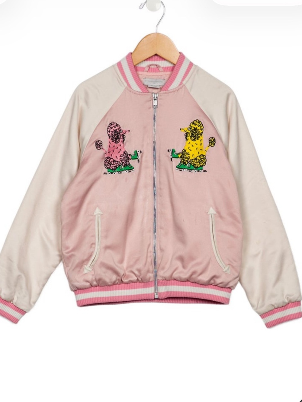 Stella McCartney
Kids Girls' Embroidered Bomber Jacket Size 8